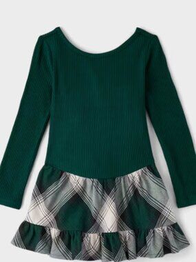Toddler Girl Christmas Plaid Drop Waist Dress 🎄 | The Children’s Place | Long S